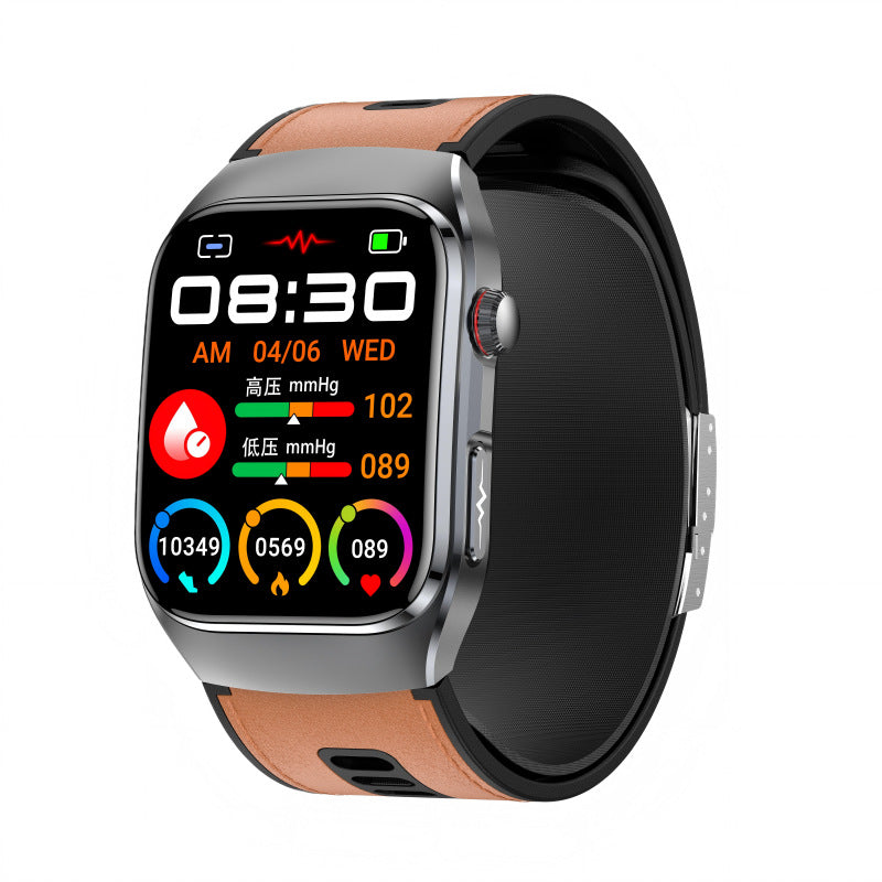 Smartwatch with Blood Pressure Monitoring, SOS Alert & Heart Rate Monitor ? Easy-Use Health Tracker
